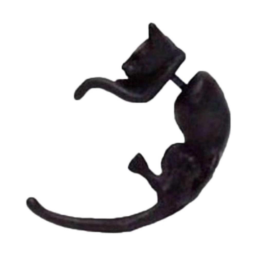 Panther Cat Earrings - Picture 3 of 8